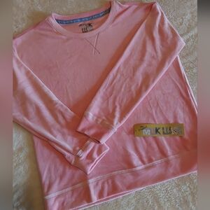 🌺 NWT Muk Luks Super Soft Velour Sweatshirt/Sleepshirt